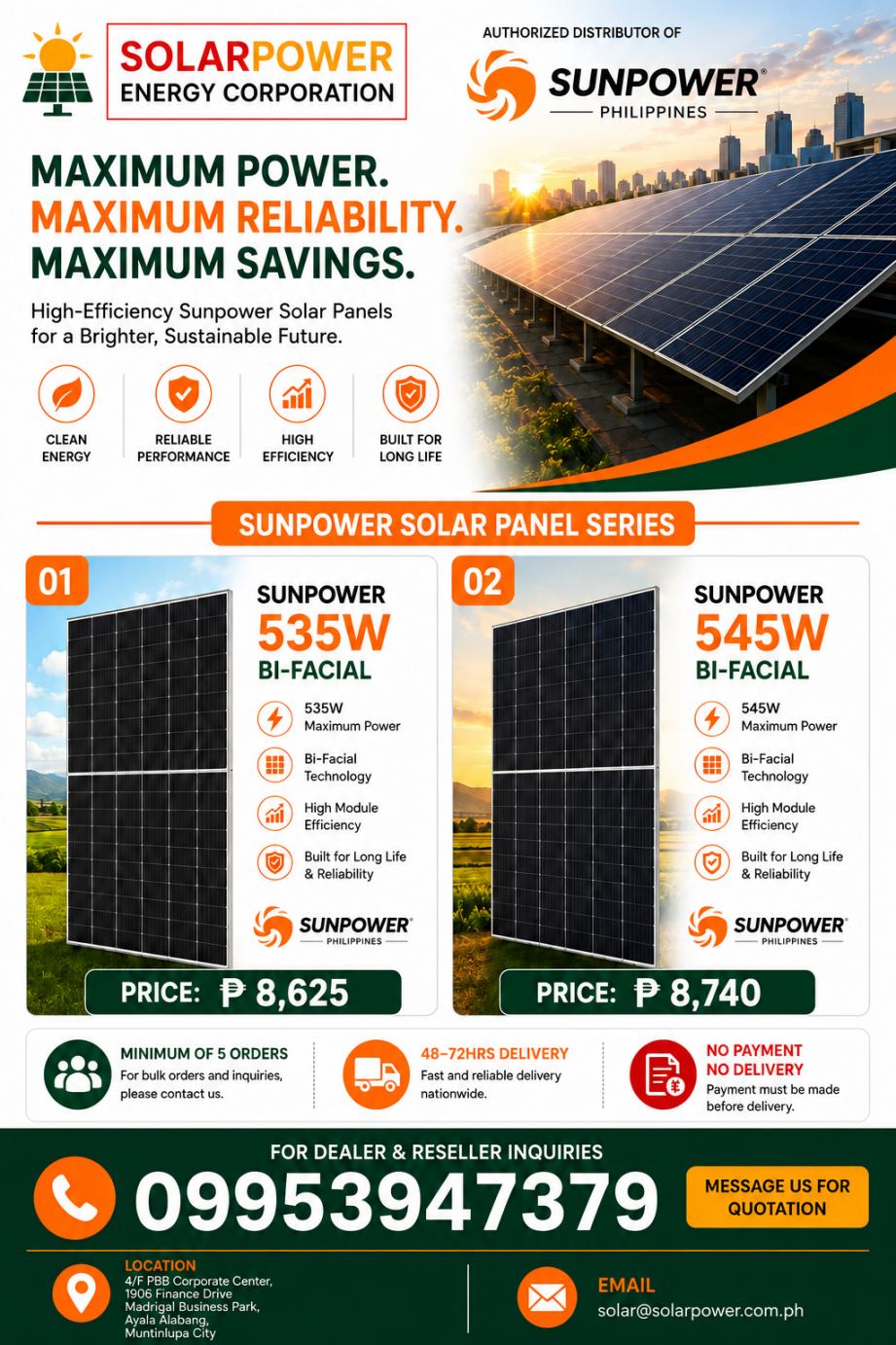 SolarPower authorized solar poster 2