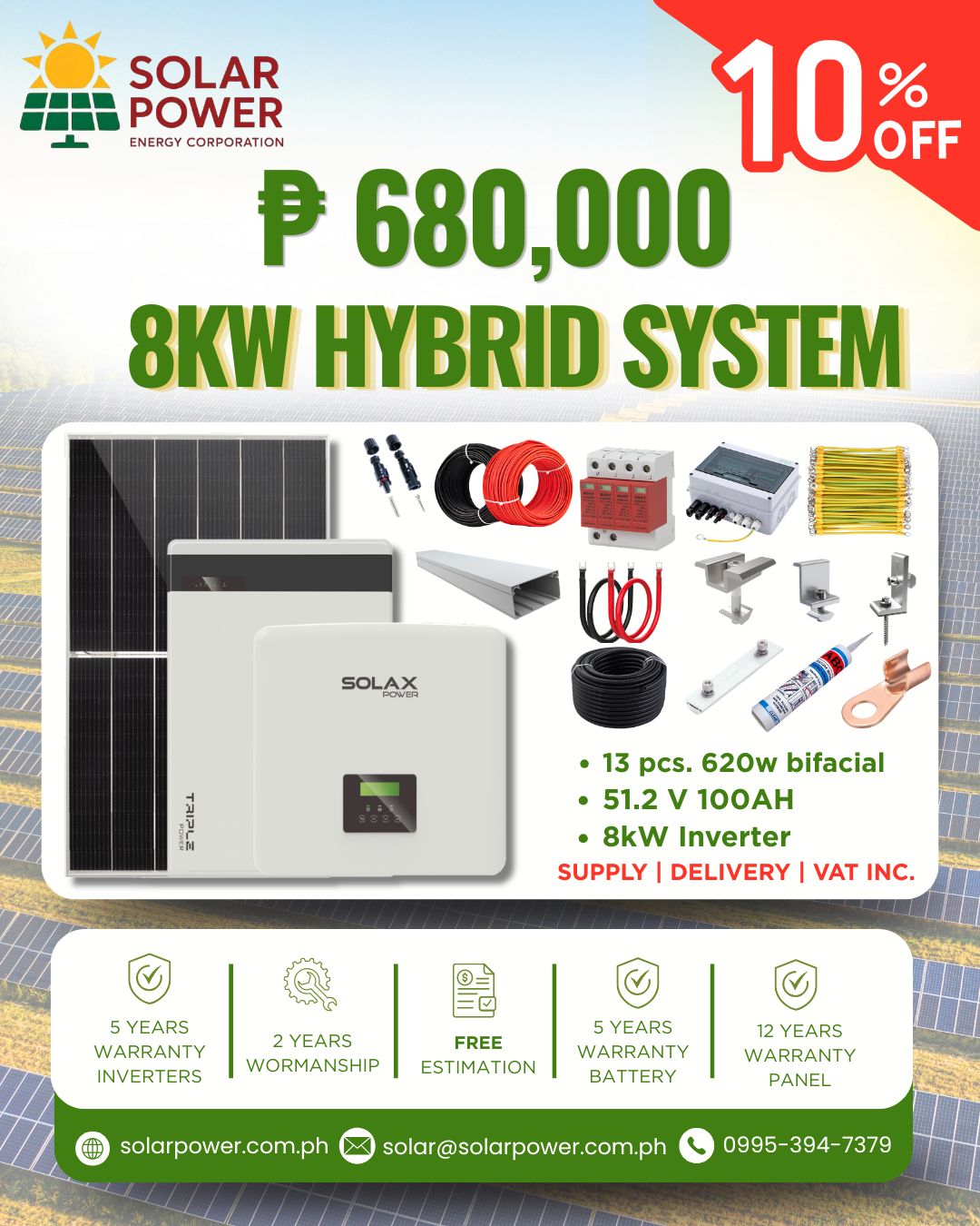 8kW - Hybrid System