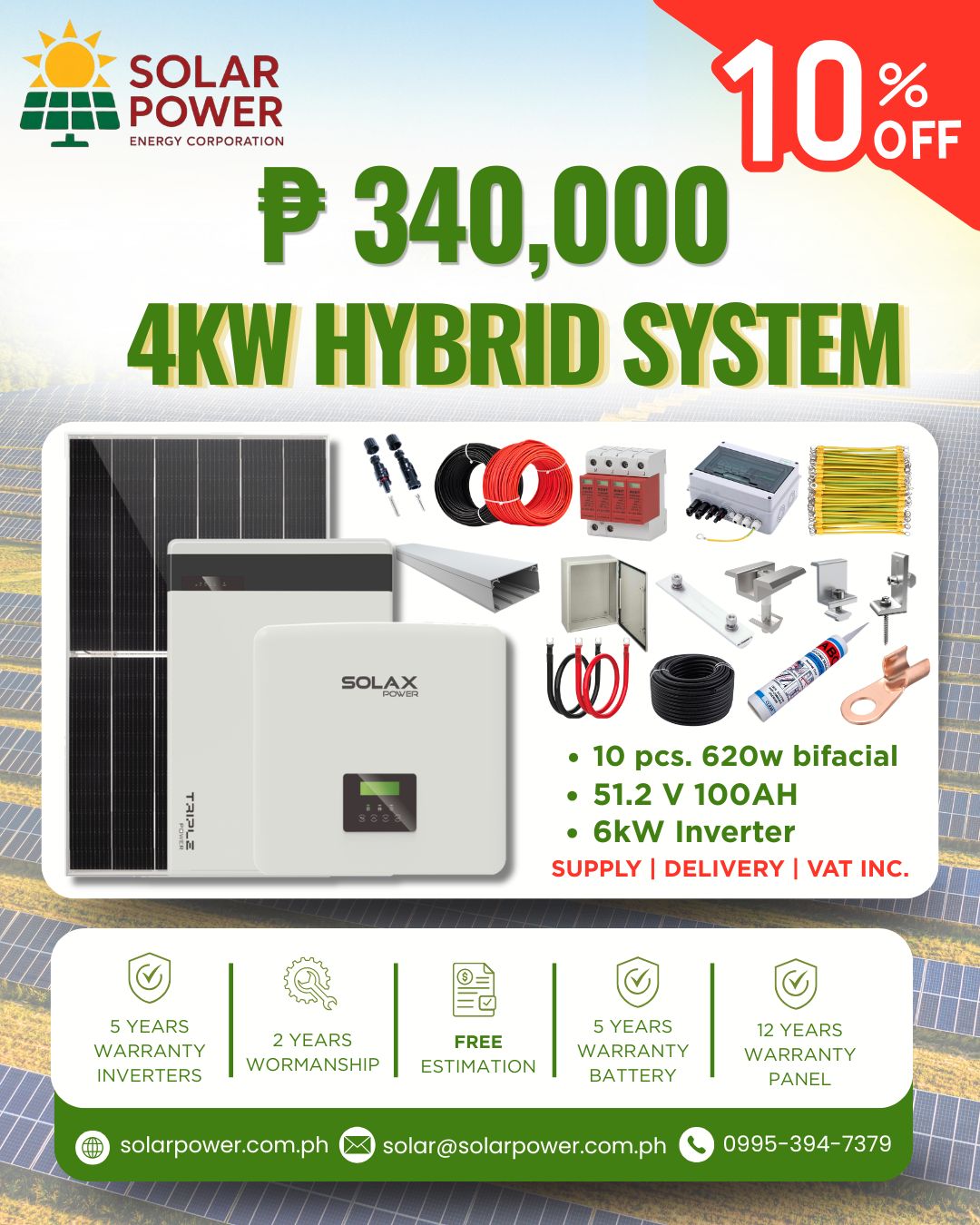 4kW - Hybrid System