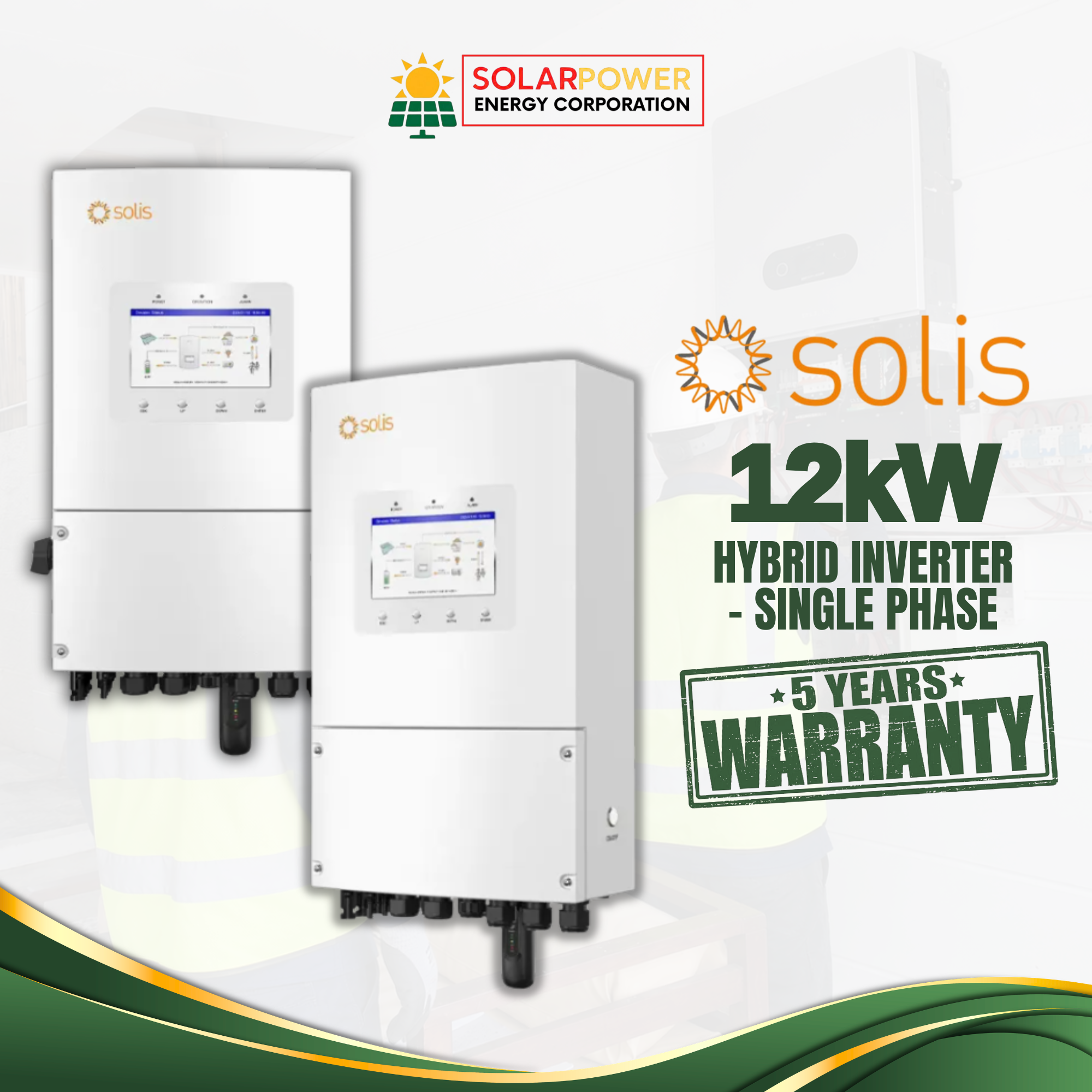 SOLIS 12KW HYBRID INVERTER (S6-EH1P12K-IE)