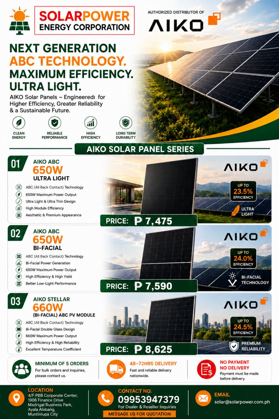 Aiko - Solar Panel Series