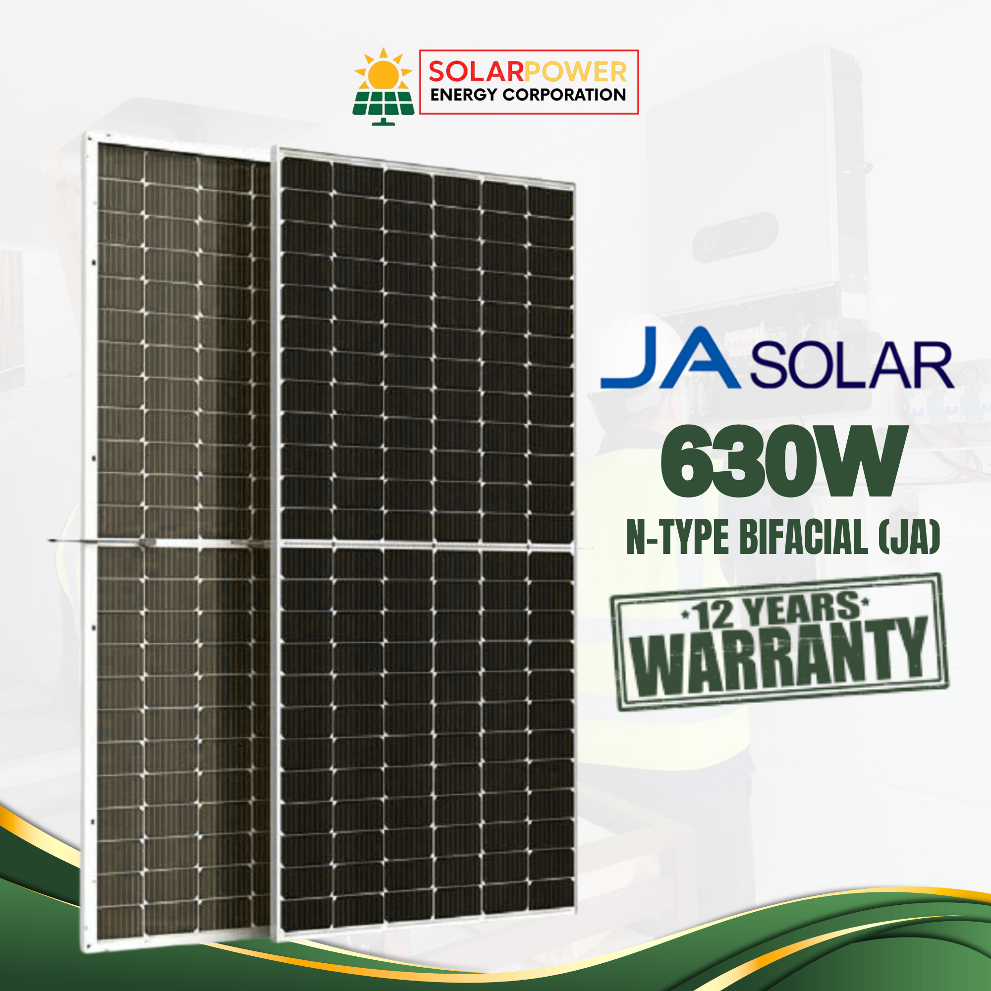 630W - Bifacial Solar Panel